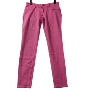 Abercrombie & Fitch Y2K Pink Skinny Jeans Women's 0R W25 L29 Stretch Denim